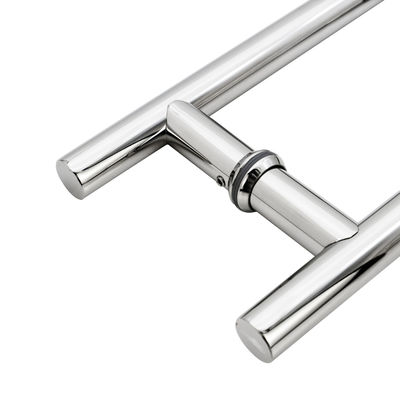 16" porte coulissante en forme de H pour portes à double face chrome