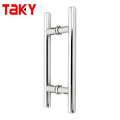 16" porte coulissante en forme de H pour portes à double face chrome