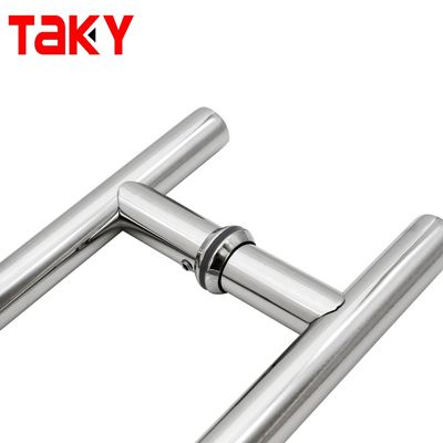 16" porte coulissante en forme de H pour portes à double face chrome