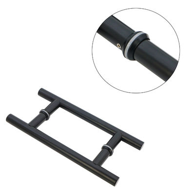 Grade commercial 304 en acier inoxydable Modern Wardrobe Pull Handle avec finition noire mate