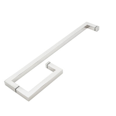 Porte à glissière noire à entrée polie Tir pour bâtiment Porte en verre de salle de bain