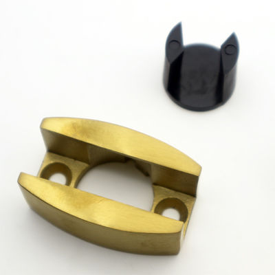 Sliding Golden Bathroom Fittings Accessories Kit pour la porte en satin/polonais/matte finition noire