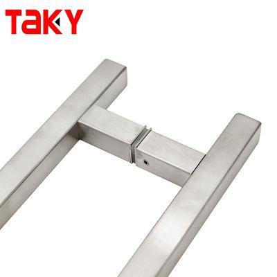 Design moderne style en acier inoxydable douche coulissante porte en verre poignées de tir pour l' hôpital