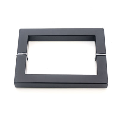 Poignée de porte de douche carrée en acier inoxydable 6 "8" dos à dos pour le design d'hôtel moderne
