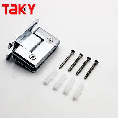 90 degrés en acier inoxydable Polissage Soft Close Shower Screen Hinges de porte en verre