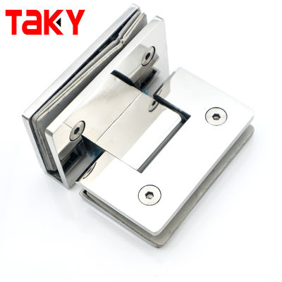 90*55mm alliage en acier inoxydable/zinc paroi-verre charnière coulissante sauna porte en verre charnière de douche