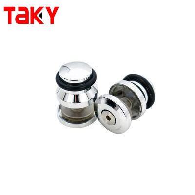Kit de matériel de porte de douche haute dureté et durable Kit sans cadre pour forme de plateau rond