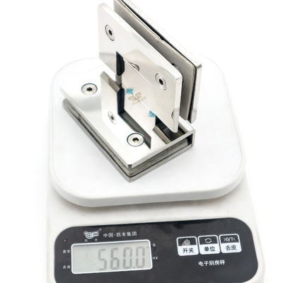 90*55mm alliage en acier inoxydable/zinc paroi-verre charnière coulissante sauna porte en verre charnière de douche