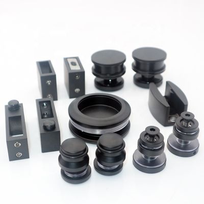 Système coulissant en acier inoxydable de porte de grange en verre pliable pour finition normale satin/polissage