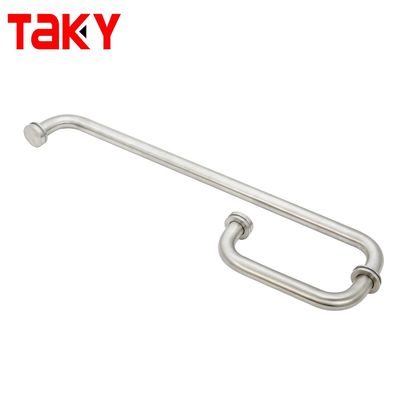 18*8 pouces en acier inoxydable 304 poignée de traction porte coulissante en verre poignée de douche pour salle de bain moderne