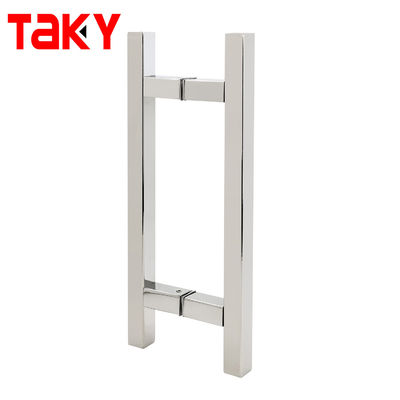 Design chinois style CP Finition H commerciaux Manche pour douche coulissante sans cadre Manches de porte en verre