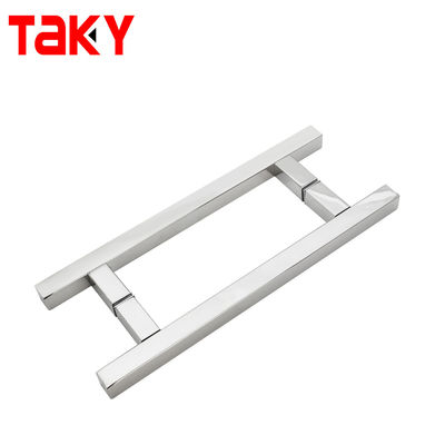 Design chinois style CP Finition H commerciaux Manche pour douche coulissante sans cadre Manches de porte en verre