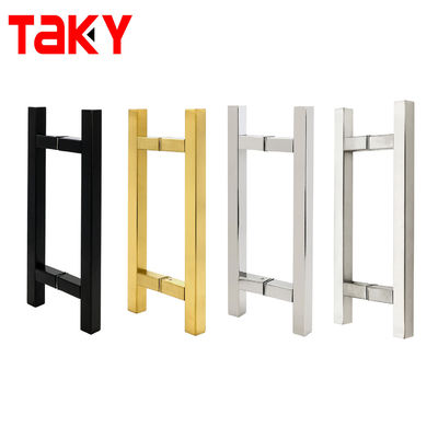 Design chinois style CP Finition H commerciaux Manche pour douche coulissante sans cadre Manches de porte en verre