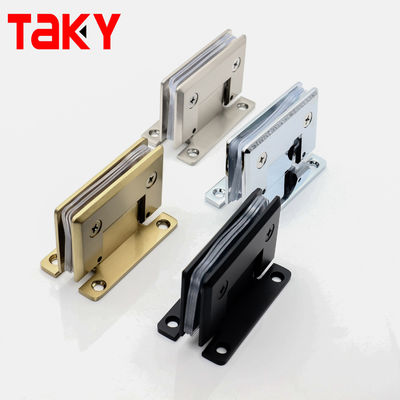 180 degrés de charnière de verre durable en acier inoxydable et alliage de zinc pour les accessoires de salle de bain