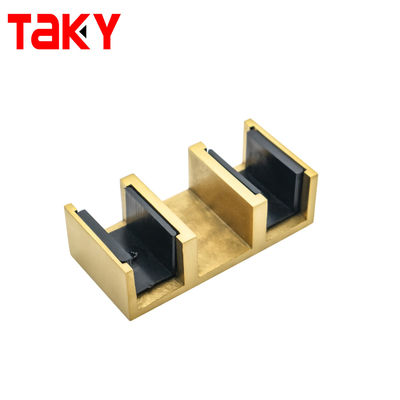 Design moderne bar double tuyau sans cadre Ss304 8-12mm douche raccords de porte coulissante