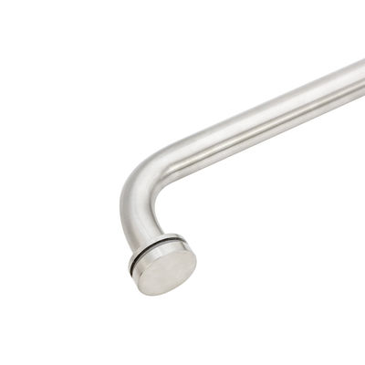 Entrée porte noire poignée tirer pour l' acier inoxydable sans cadre douche coulissante porte en verre