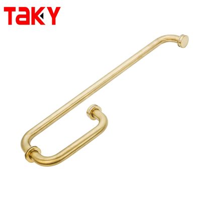 Poignée de porte en verre pour salle de bain