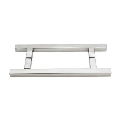 Poignées de porte de douche avec poignée verticale en acier inoxydable et SS 304