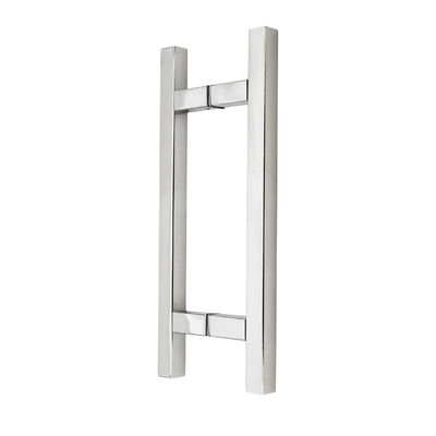 Poignées de porte de douche avec poignée verticale en acier inoxydable et SS 304