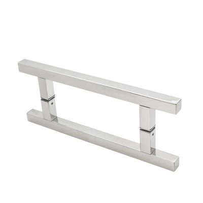 Poignées de porte de douche avec poignée verticale en acier inoxydable et SS 304