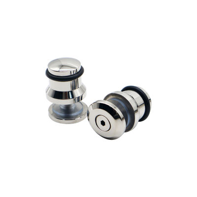 Rouleaux en acier inoxydable sans cadre roue suspendue voie ferrée coulissante grange douche vitre porte matériel kits