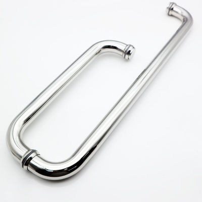 Manche de traction de porte en verre coulissante en acier inoxydable SS 304 avec finition polie