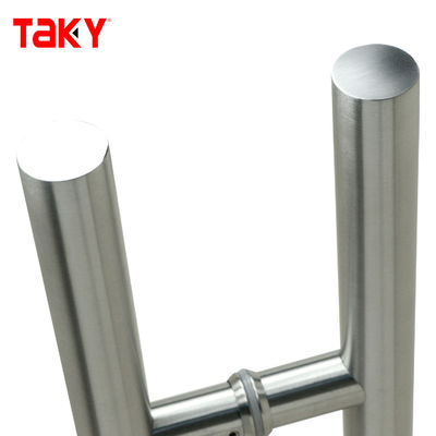Porte extérieure en acier inoxydable à poignée de verre pour salle de bain de 600 mm de long salle de douche