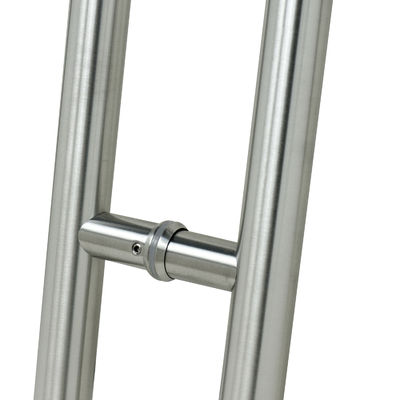 Porte extérieure en acier inoxydable à poignée de verre pour salle de bain de 600 mm de long salle de douche