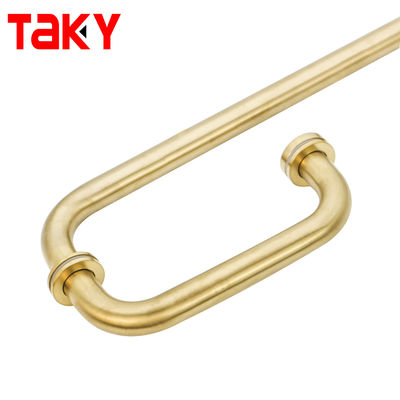 SS 304 Porte en verre unique en acier inoxydable poignée de traction pour porte coulissante intérieure en acier