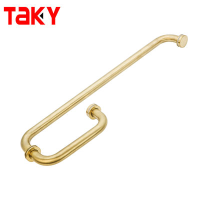 SS 304 Porte en verre unique en acier inoxydable poignée de traction pour porte coulissante intérieure en acier