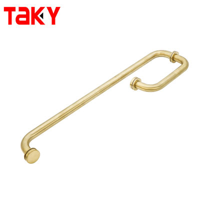 SS 304 Porte en verre unique en acier inoxydable poignée de traction pour porte coulissante intérieure en acier
