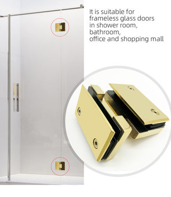 Design moderne 180 degrés en laiton ou en acier inoxydable en verre Hardware salle de bain porte douche charnière de levage
