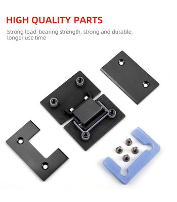 Charnière de porte de douche en acier inoxydable Adaptée à 800-1200 mm Largeur de la porte 5-6 mm Épaisseur