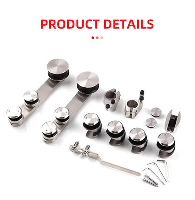 Plateau en verre de 12 mm Taky Système de salle de bain ronde Matériel Porte coulissante en verre Accessoire Kit de salle de douche