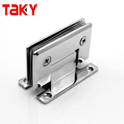 Charnière de douche en verre de 90 degrés en acier inoxydable Charnière pivotée de porte de douche en laiton pour salle de bain Charnières de vitres