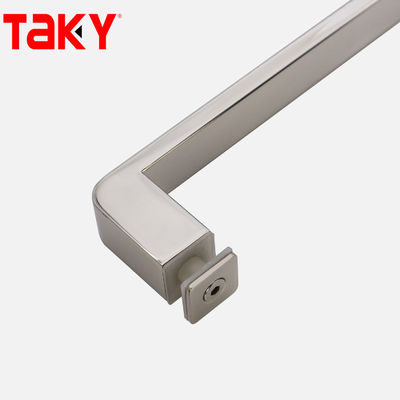Poignée polonaise personnalisée poignée de porte en verre de salle de bain poignée de porte en verre en acier inoxydable poignée de porte