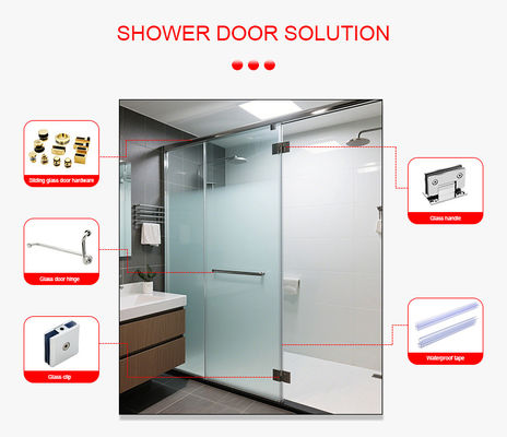 Joint d'étanchéité de porte de douche en PVC transparent 10 mm Noir transparent