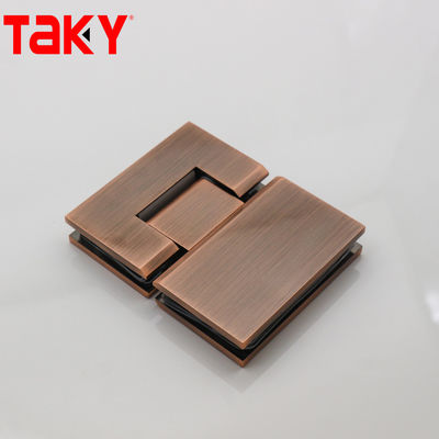 Accessoires de quincaillerie de salle de bain 180 degrés en acier inoxydable en verre, pinceau de porte de douche, charnière