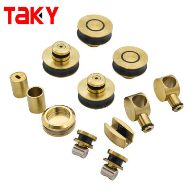 Kit de quincaillerie pour porte coulissante en verre sans cadre en acier inoxydable en gros