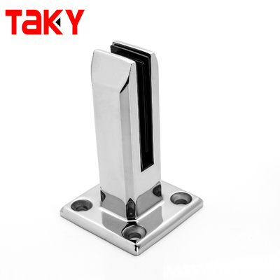 Pince de fixation pour garde-corps en verre, boulonnée, en acier inoxydable 8-12mm