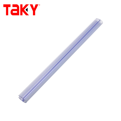 Joint d'étanchéité de porte de douche en PVC transparent 10 mm Noir transparent