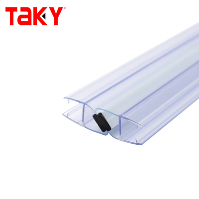 Étanchéité de la porte de la douche en PVC transparente