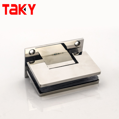 Charnière de porte de douche sans cadre pour verre de 8 à 12 mm, montage mural à 90 degrés