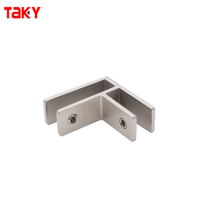 Pince de porte en verre en acier inoxydable 316 pour verre trempé de 8 à 12 mm