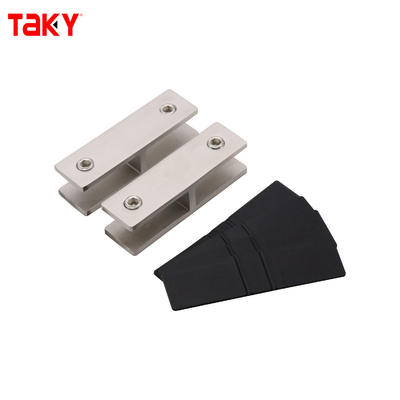 Clampe à grille en verre sans cadre en acier inoxydable à 180 degrés