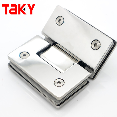 Charnière de porte de douche à 135 degrés pour écran de verre carré, à fermeture automatique