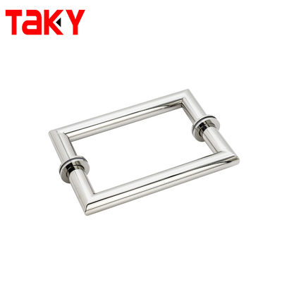 Vente chaude fabriquée à la porte en verre en acier inoxydable personnalisé Poignée de porte de douche