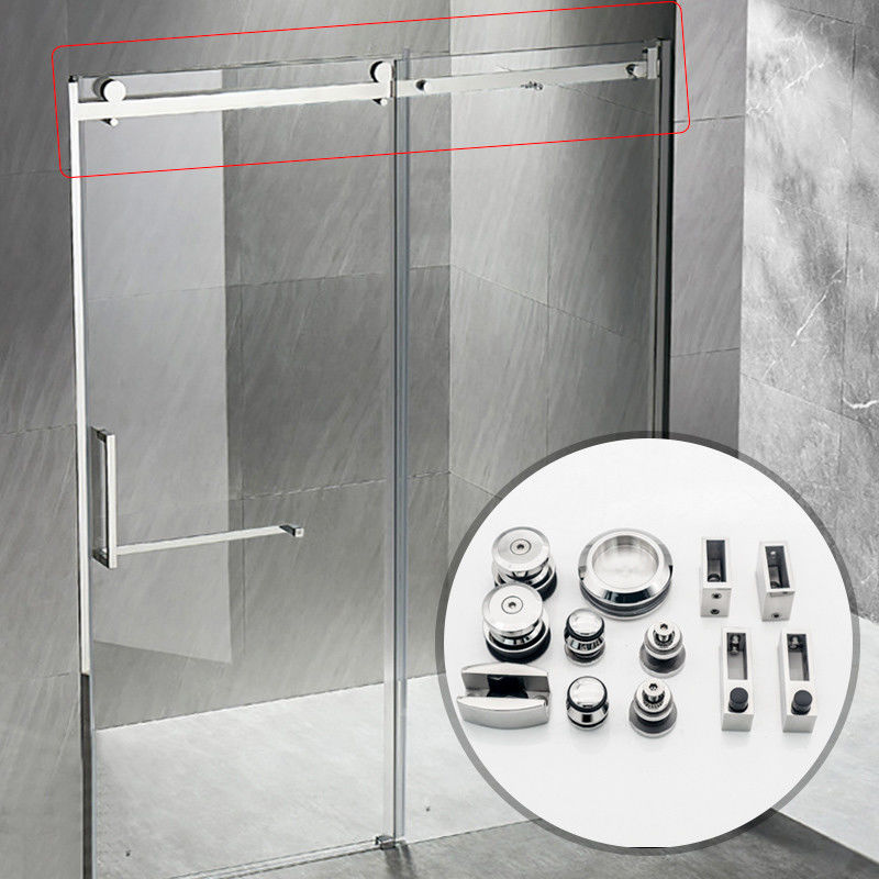 Accessoires coulissants Appareils de douche Adaptation de porte en verre