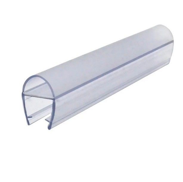 Porte de douche en plastique en caoutchouc en PVC transparent de 94 pouces pour la garantie et la fonction de levage long