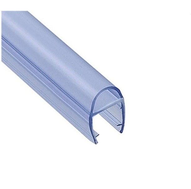 Ascenseur long 6-12 mm Accessoires de salle de bain clairs Douche Porte en verre imperméable à l'eau Météo PVC Strip Seal